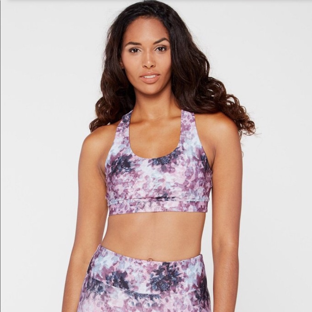 Kyodan Vivacious Violet Sports Bra Size Small